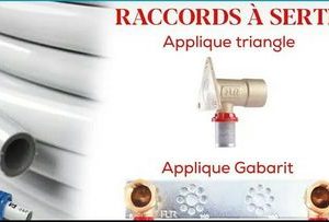 Applique double 16 1/2 a sertir FLR