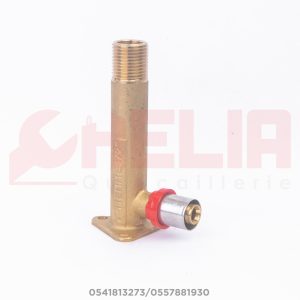 Applique 11cm mal 16 1/2 jaune sertir Tiemme